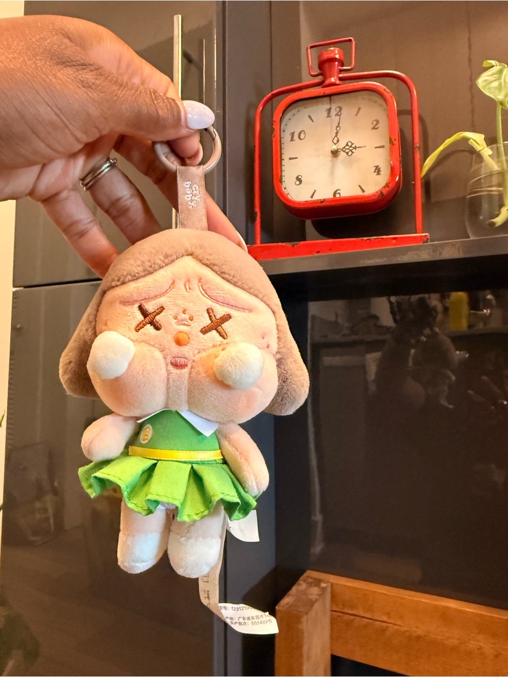 PopMart CryBaby Plush Keychain